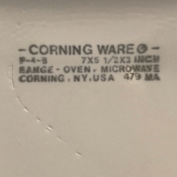 Corning Ware Rectangular Casserole Dish P-4-B 7”x 5 1/2”x 3” - Picture 7 of 11